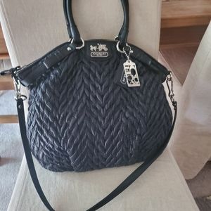 Coach 70th anniversary Madison satchel  with detachable strap